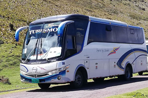 Transporte de turismo en Ecuador